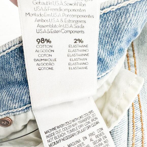 Mother Superior The Stunner Ankle Chew Walking on Water Light Denim Jean Size 25 - Picture 8 of 10